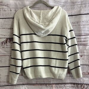 Rachel Zoe Cream Knit Hoodie